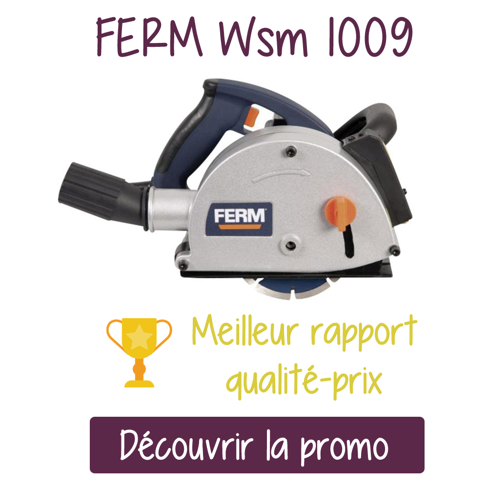 Rainureuse Ferm Rainureuse à béton 1600W–150mm – WSM1008